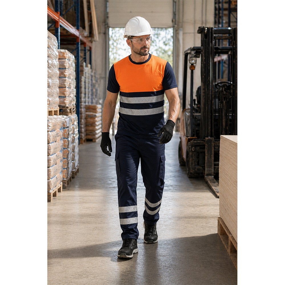 REFLECTIVE WORK TROUSERS CORESAFE LUNA SLIM FIT