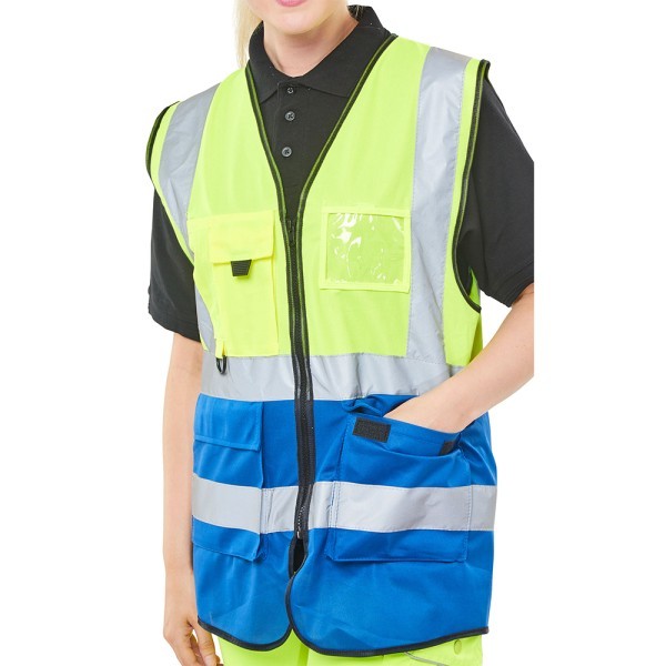 ΚΙΤΡΙΝΟ HI-VIS-ΜΠΛΕ ΡΟΥΑ / SATURN YELLOW-ROYAL BLU