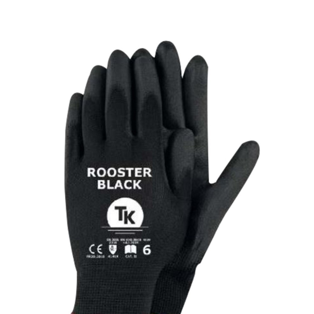 ΓΑΝΤΙΑ ΕΡΓΑΣΙΑΣ PU TK ROOSTER BLACK