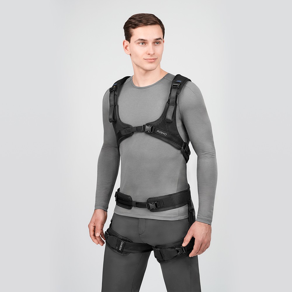 EXOSKELETON LIFTSUIT- ΣΥΣΤΗΜΑ ΥΠΟΣΤΗΡΙΞΗΣ ΠΛΑΤΗΣ AUXIVO